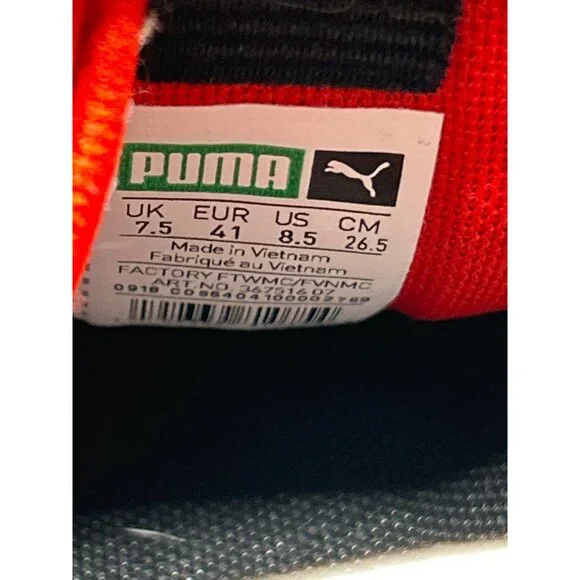 US7.5 NWOB Puma Thunder Spectra Mens Leather White Black & Red Athletic Shoes Puma | Shoes | Us75 Nwob Puma Thunder Spectra Mens Leather  main image 3